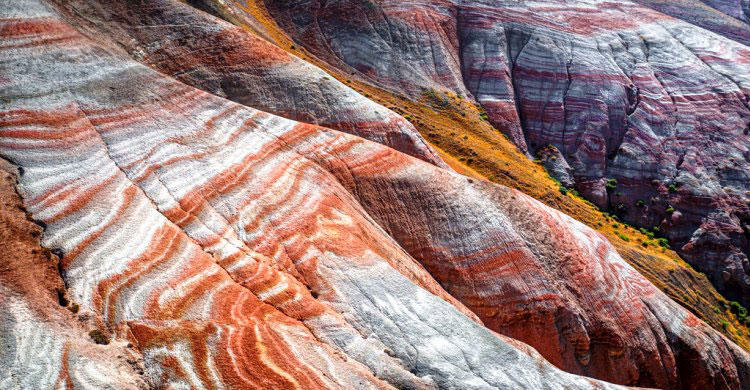 Colorful rock formations